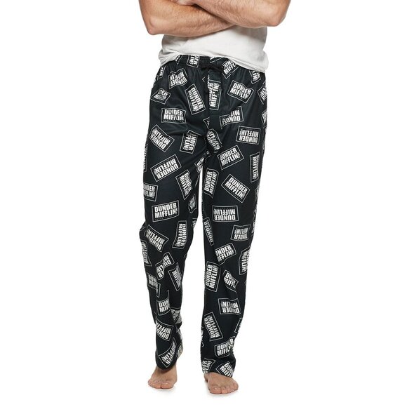 New! The Office Dunder Mifflin Flannel Lounge Pants - Picture 1 of 1